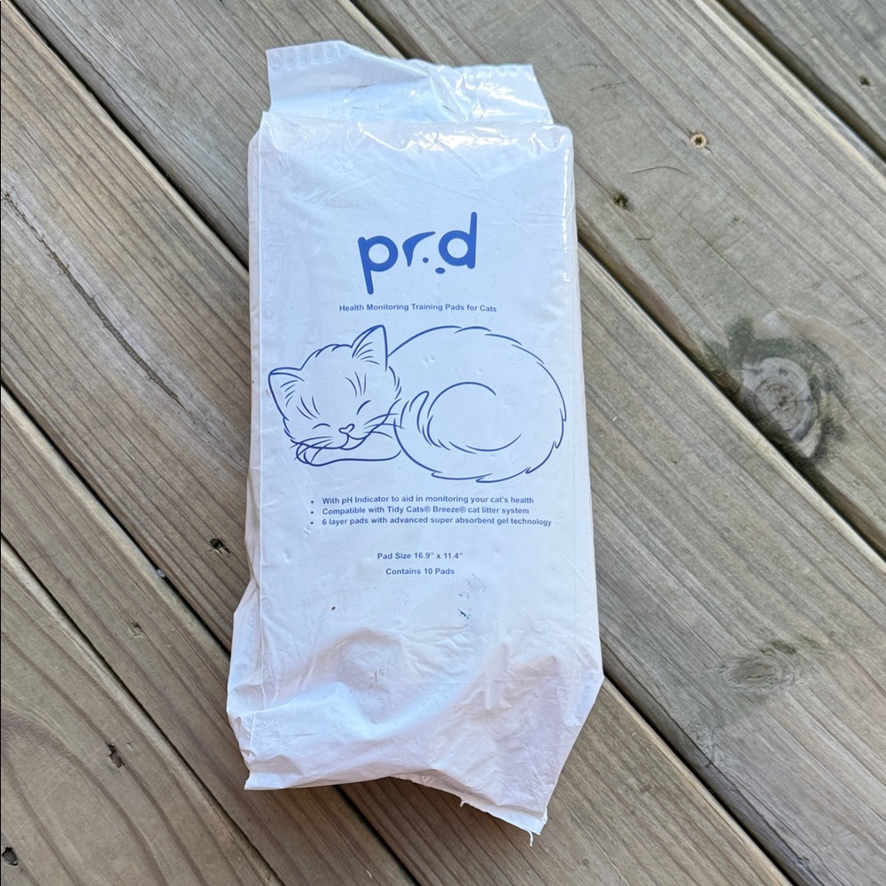 NWT Generic Health Monitoring Training Pads Cats White 16.9” x 11.4” (10) Pads